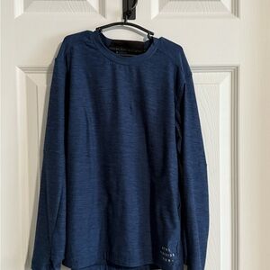 Athletic Works Navy Long Sleeve Top